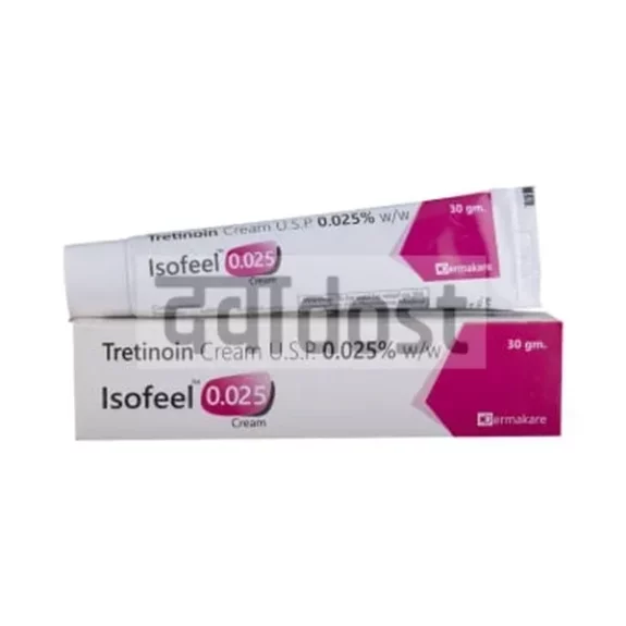 Isofeel 0.025 medication packaging
