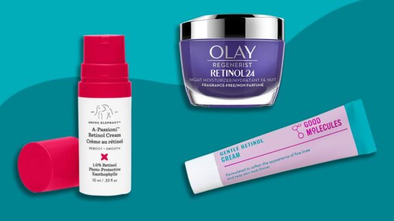 Tretinoin cream tubes, various strengths.