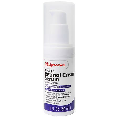 Walgreens brand tretinoin cream tube.