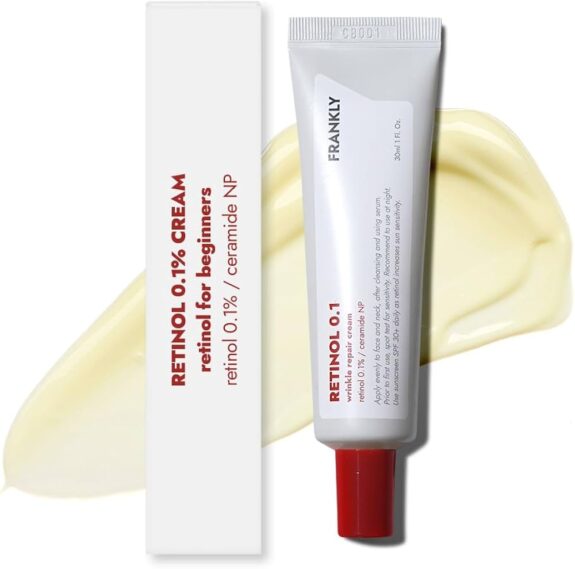 Retin-A 0.1% Cream tube.