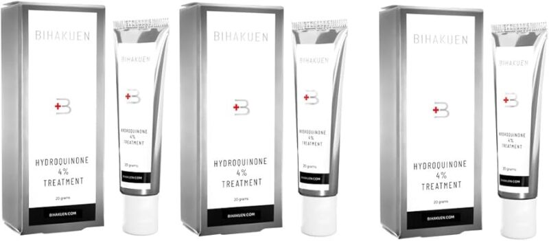 Bihakuen Tretinoin cream tube.