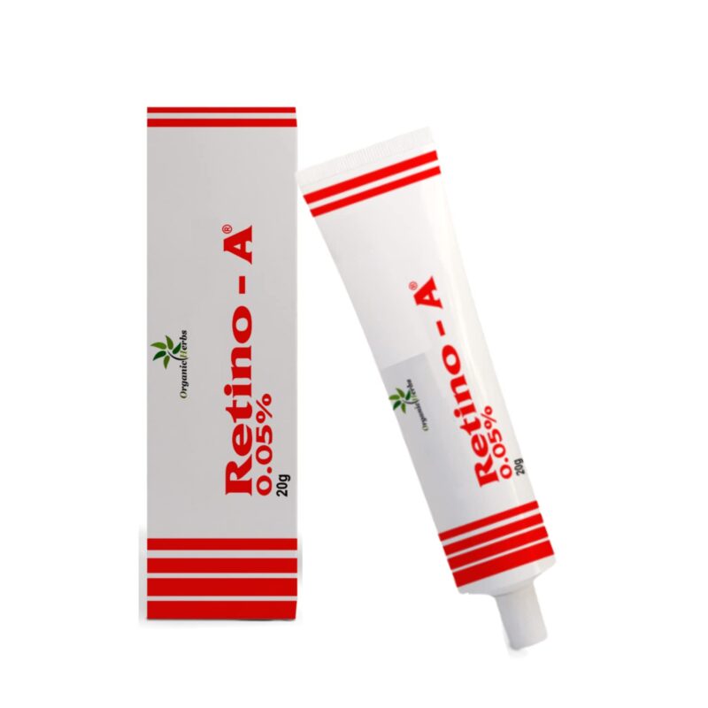 Retino-A cream tube.
