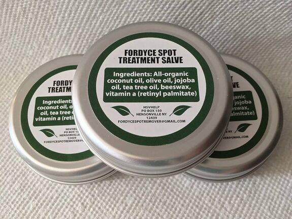 Fordyce Spots Tretinoin treatment cream.