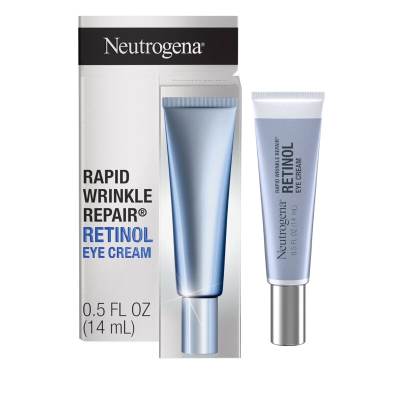 Tretinoin cream, eye area treatment.
