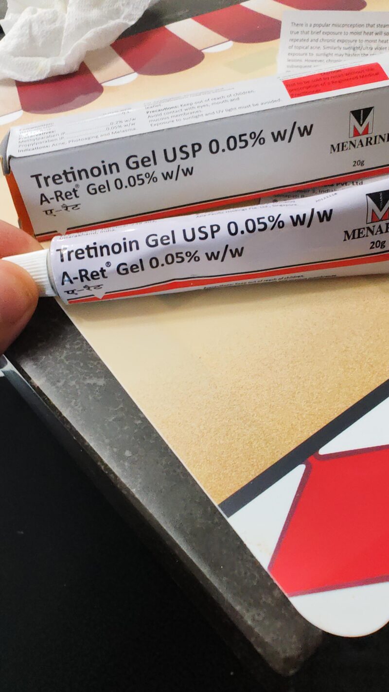Menarini Tretinoin Gel 0.1% tube