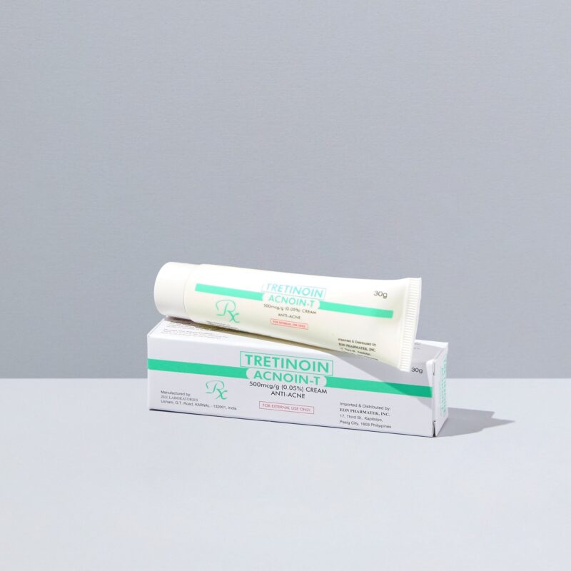Acnoin T Cream tube.