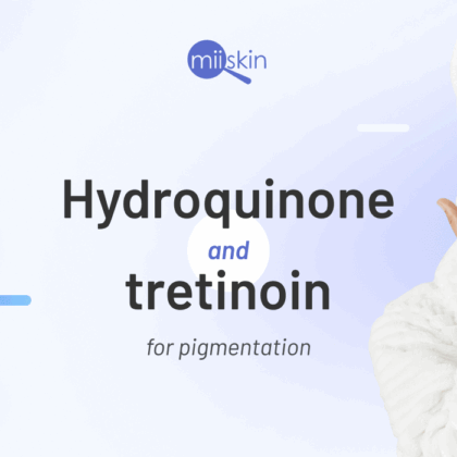 Hydroquinone & Tretinoin Cream. Skincare product.