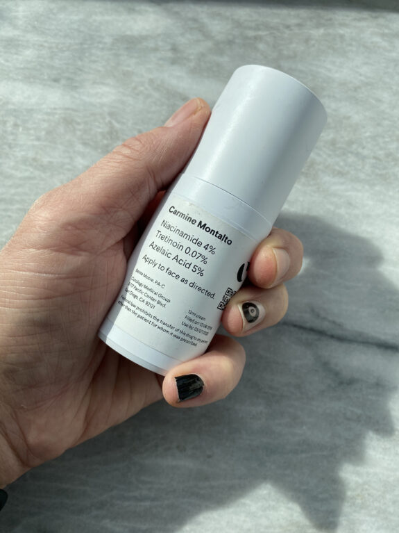 Curology Prescription Tretinoin cream.
