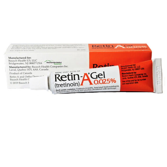 Tretinoin Retin-A 0.025% cream tube