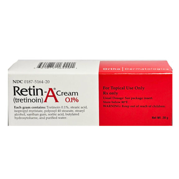 Tretinoin Retin-A 0.1% Cream tube