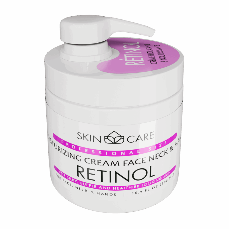 Tretinoin cream for neck, skincare product.