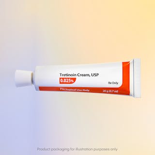 Tretinoin Cream 0.025% tube.
