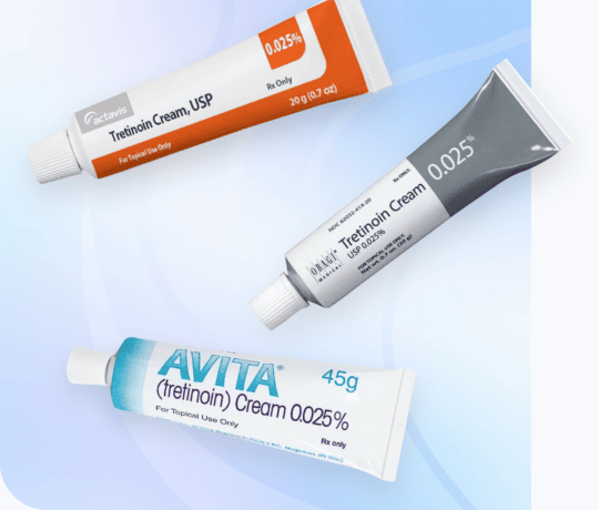 Avita tretinoin cream tube.