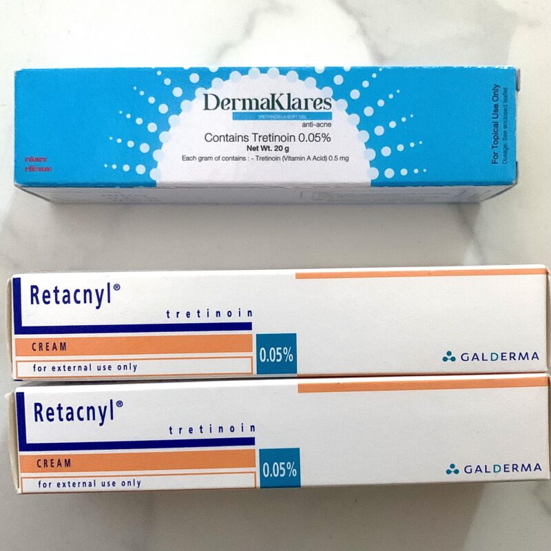 Dermaklares Tretinoin 0.05 cream tube