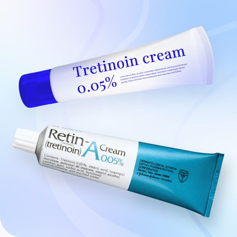 Tretinoin gel tube.
