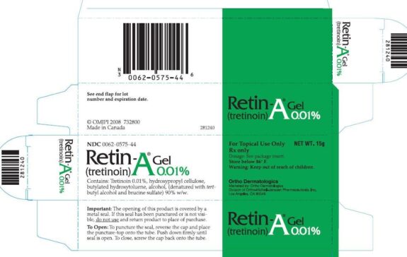 Janssen Tretinoin cream tube