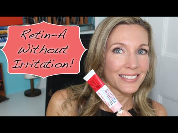 Retin-A wrinkle cream, anti-aging treatment.