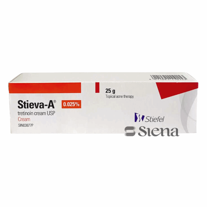 Stieva-A Tretinoin Cream tube.