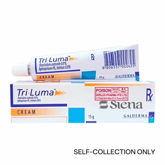 Tri Luma Cream jar and packaging.