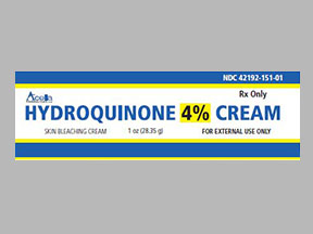 Walgreens Hydroquinone Cream 4% - skin lightening cream.
