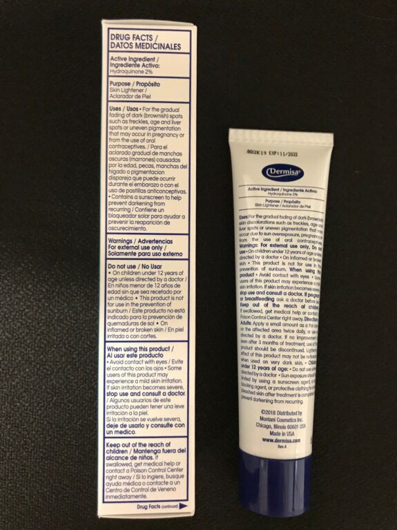 Dermisa Hydroquinone skin lightening cream