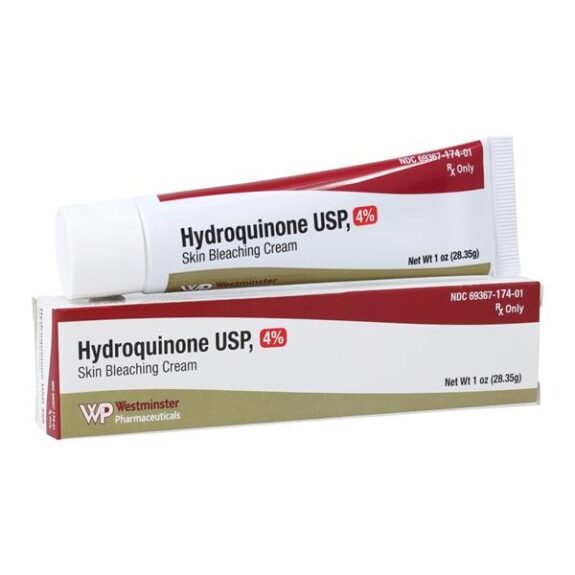Hydroquinone Topical Cream, skin lightening cream.