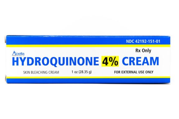 Acella Hydroquinone skin lightening cream.