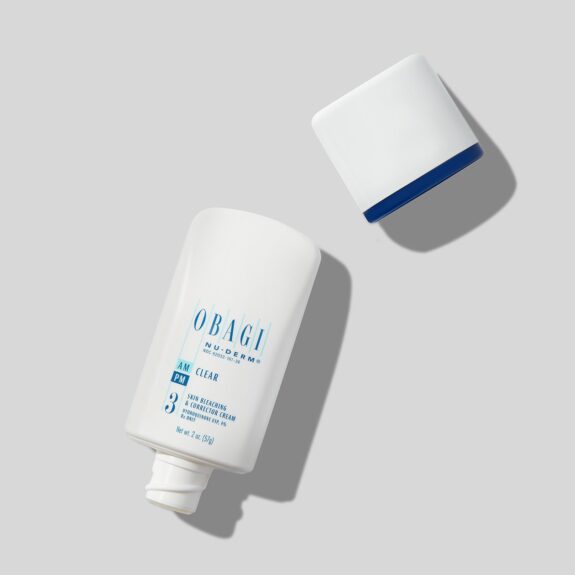Obagi Nu-Derm Hydroquinone skin lightening cream.