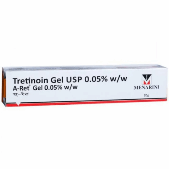 Tretinoin Gel USP 0.05% - Retinoid acne treatment.