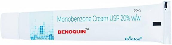Benoquin Cream 20% tube.
