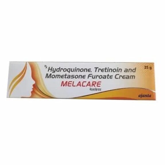 Melacare Cream 25g: Hydroquinone, Tretinoin, Mometasone Furoate