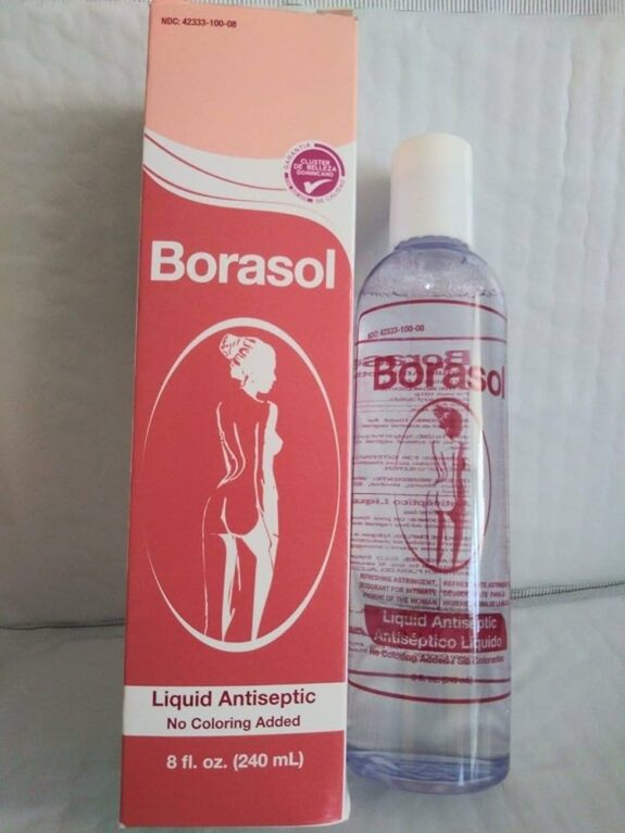 Borasol Liquid bottle.