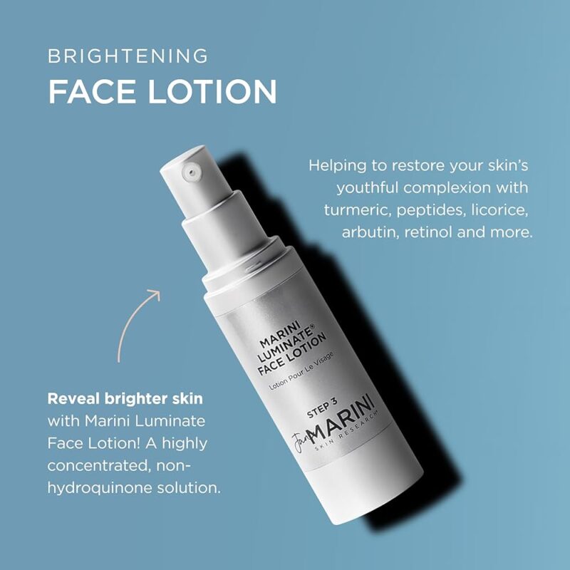 Luminate Face Lotion bottle.