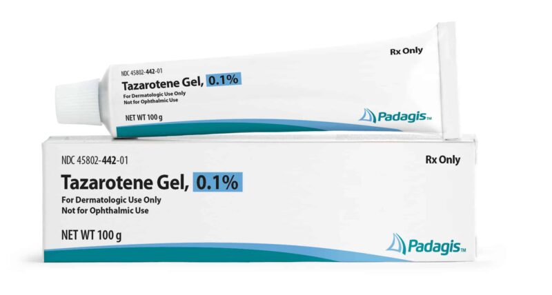 Tazret Gel: Uses image showing product packaging and/or application.