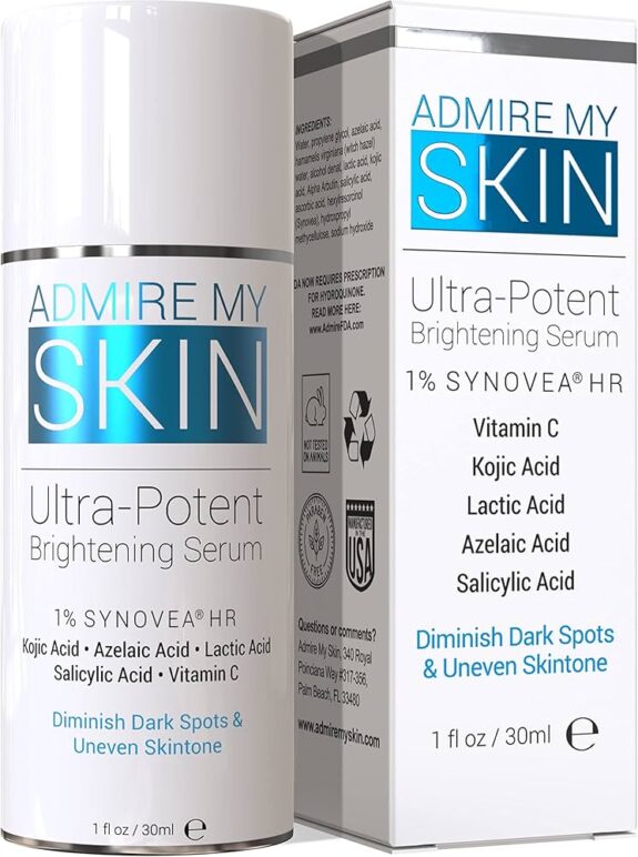Admire My Skin Hydroquinone cream jar.