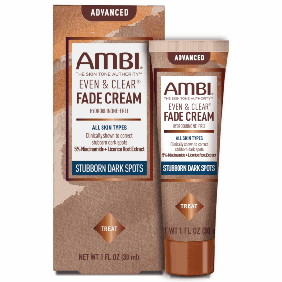 Bleaching cream with hydroquinone.