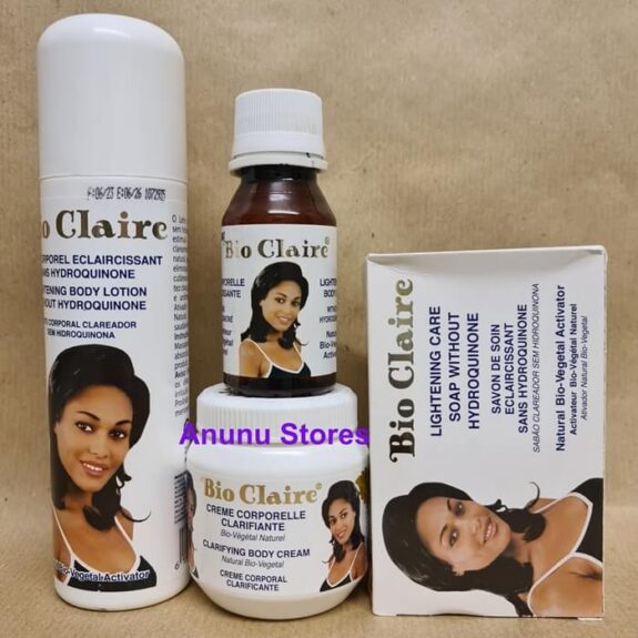 Bio Claire Hydroquinone skin lightening cream.