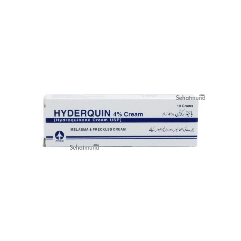 Hyderquin 4 Cream jar.