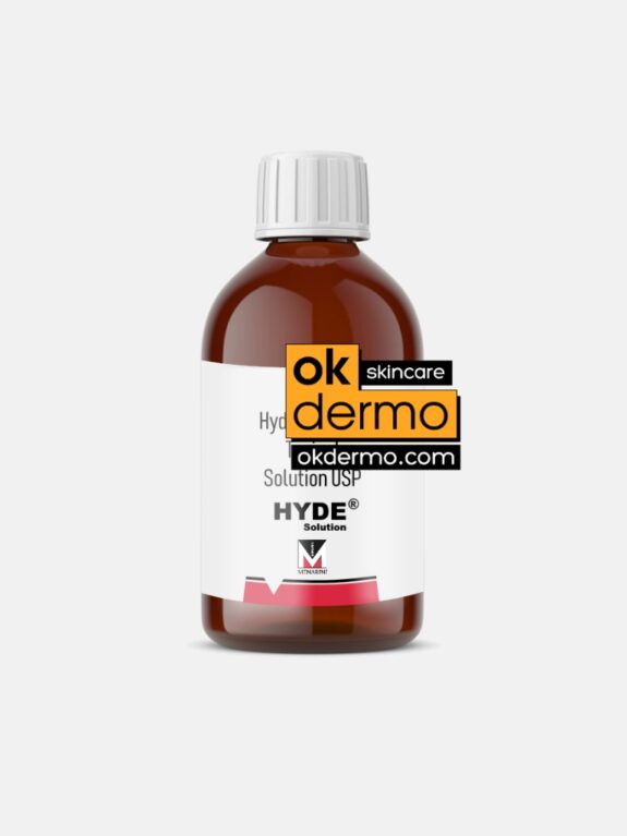 Hydroquinone Topical Solution bottle.
