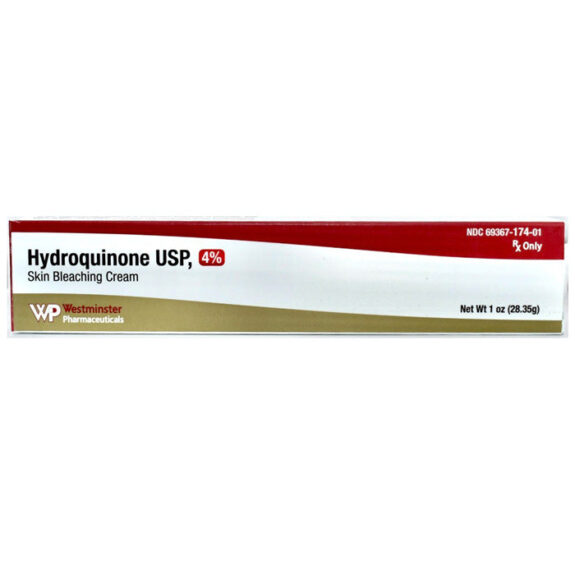 4 Hydroquinone Skin Lightening Cream jar