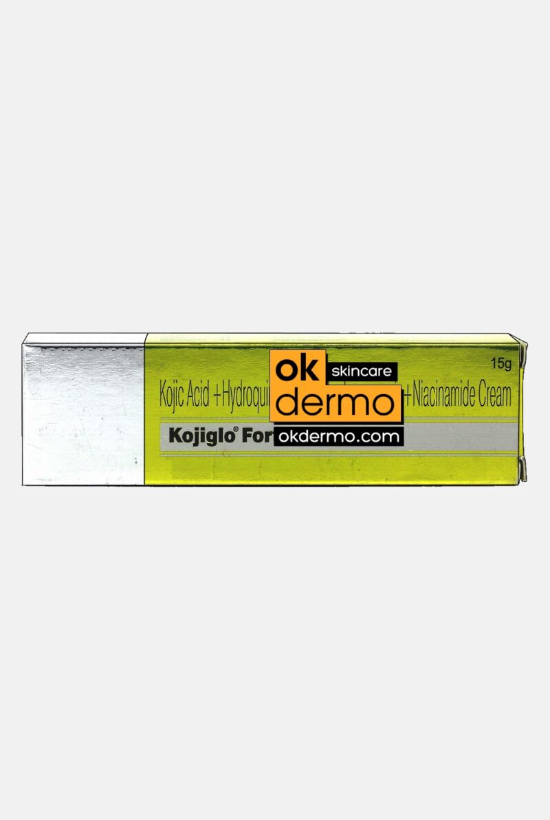 Kojic Acid Hydroquinone Tetrahydrocurcumin Niacinamide Cream jar