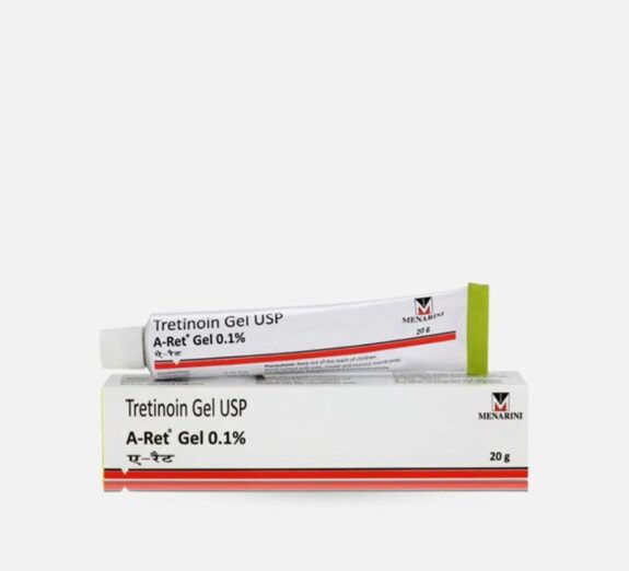 A Ret Menarini cream, anti-aging skincare product.