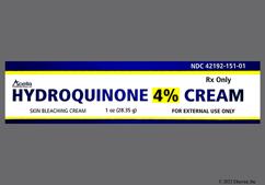 Eldoquin cream tube, close-up.