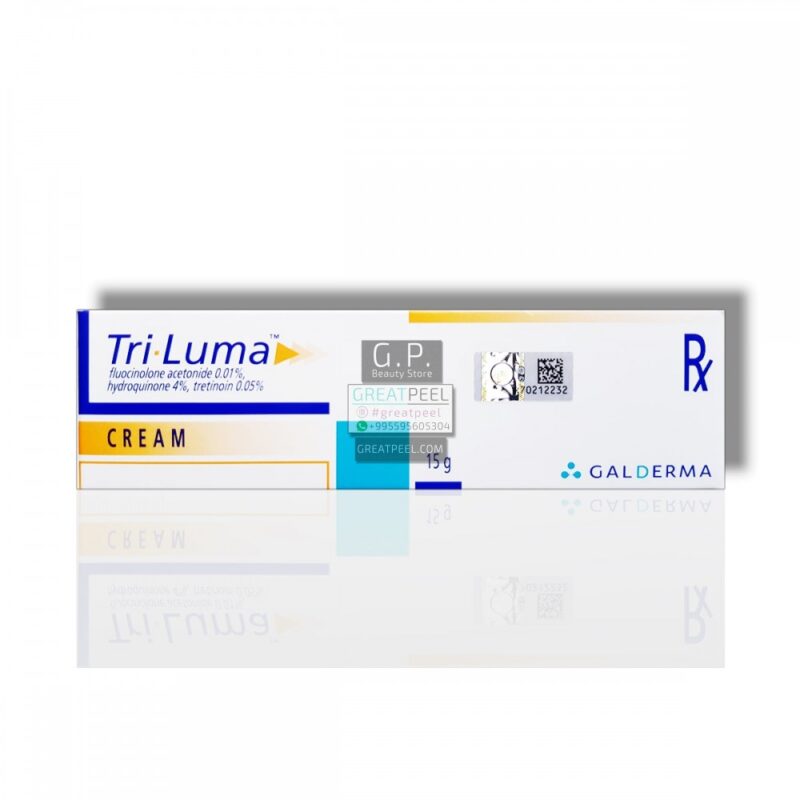 Tri Luma OTC cream, brightening skin treatment.