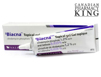 Biacna Clindamycin & Tretinoin topical acne treatment.
