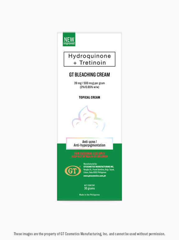 Hydroquinone Tretinoin GT Bleaching Cream jar
