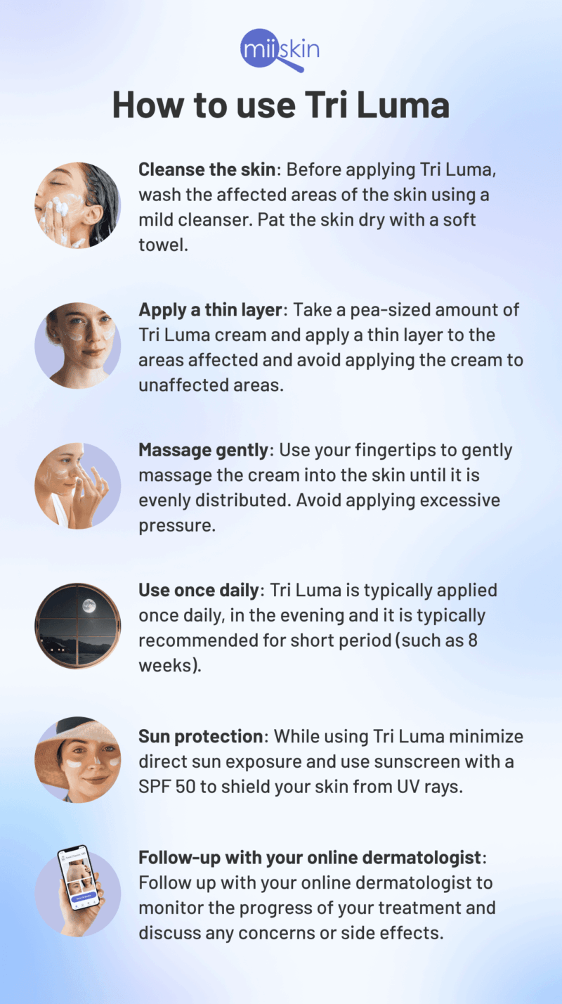 Tri Luma Over The Counter brightening cream.