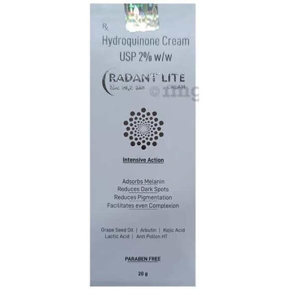 Hydroquinone USP 2 - Skin lightening cream.