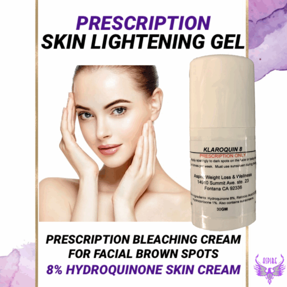8% Hydroquinone Cream jar