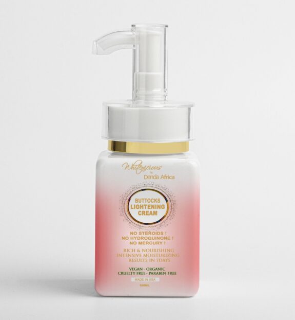 Hydroquinone cream for buttocks skin lightening.
